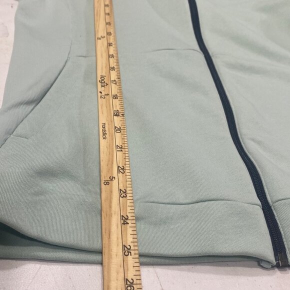 Adidas Womens Mint Green Full-Zip Jacket L/G Lightweight Casual Sweatshirt - Picture 8 of 12